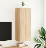 VidaXL Tv-wandmeubel 40,5x30x102 cm bewerkt hout sonoma eikenkleurig
