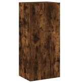 VidaXL Tv-wandmeubel 40,5x30x90 cm bewerkt hout gerookt eikenkleurig