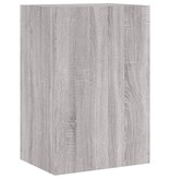 VidaXL Tv-wandmeubel 40,5x30x60 cm bewerkt hout grijs sonoma
