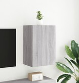 VidaXL Tv-wandmeubel 40,5x30x60 cm bewerkt hout grijs sonoma