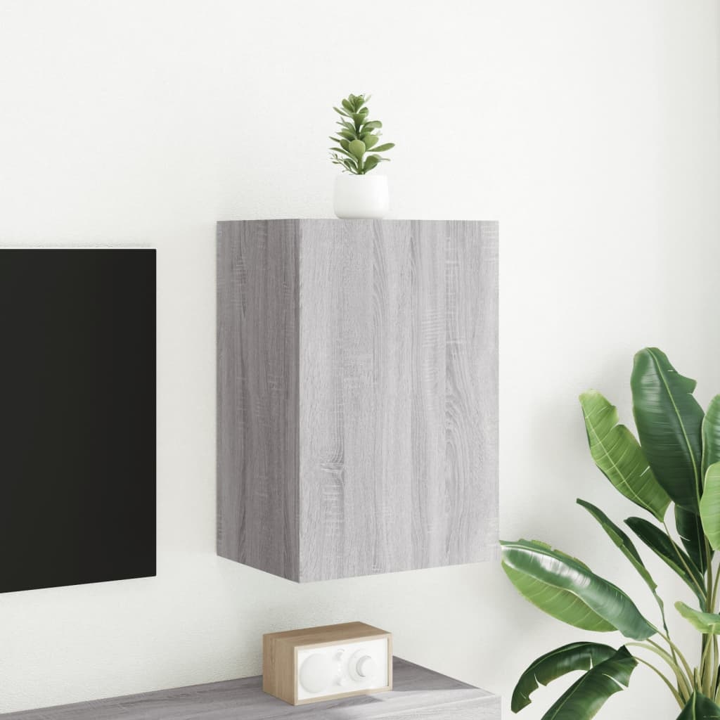 VidaXL Tv-wandmeubel 40,5x30x60 cm bewerkt hout grijs sonoma