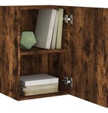 VidaXL Tv-wandmeubels 2 st 40,5x30x60 cm bewerkt hout gerookt eiken