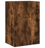 VidaXL Tv-wandmeubels 2 st 40,5x30x60 cm bewerkt hout gerookt eiken