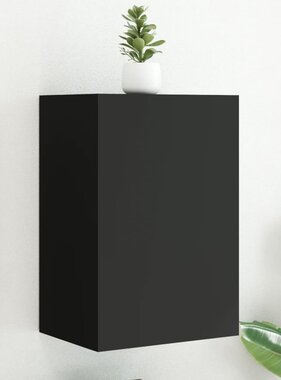 vidaXL Tv-wandmeubel 40,5x30x60 cm bewerkt hout zwart