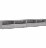 VidaXL Tv-wandmeubels 2 st 100x30x30 cm hout grijs sonoma