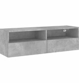 VidaXL Tv-wandmeubel 100x30x30 cm bewerkt hout betongrijs