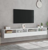 VidaXL Tv-wandmeubels 2 st 100x30x30 cm bewerkt hout wit