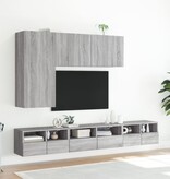 vidaXL Tv-wandmeubel 60x30x30 cm bewerkt hout grijs sonoma eikenkleur