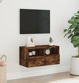 VidaXL Tv-wandmeubel 60x30x30 cm bewerkt hout gerookt eikenkleurig
