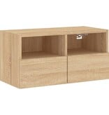 VidaXL Tv-wandmeubel 60x30x30 cm bewerkt hout sonoma eikenkleurig