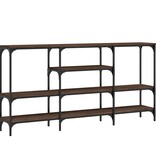 VidaXL Wandtafel 160x29x80 cm bewerkt hout bruin eikenkleur