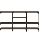 VidaXL Wandtafel 160x29x80 cm bewerkt hout bruin eikenkleur