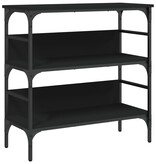 VidaXL Wandtafel 75x32x75 cm bewerkt hout zwart