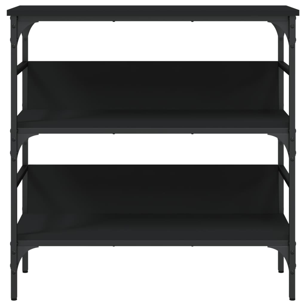 VidaXL Wandtafel 75x32x75 cm bewerkt hout zwart