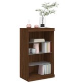 VidaXL Dressoir met LED-verlichting 60,5x37x100 cm bruineikenkleurig