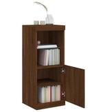 VidaXL Dressoir met LED-verlichting 41x37x100 cm bruineikenkleurig