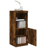 VidaXL Dressoir met LED-verlichting 41x37x100 cm gerookt eikenkleurig