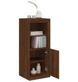 VidaXL Dressoir met LED-verlichting 41x37x100 cm bruineikenkleurig