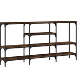 VidaXL Wandtafel 160x29x80 cm bewerkt hout gerookt eikenkleurig