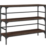 VidaXL Wandtafel 100x32x75 cm bewerkt hout bruin eikenkleur