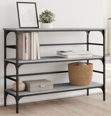 VidaXL Wandtafel 100x32x75 cm bewerkt hout grijs sonoma eikenkleurig