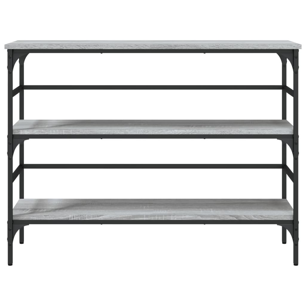 VidaXL Wandtafel 100x32x75 cm bewerkt hout grijs sonoma eikenkleurig