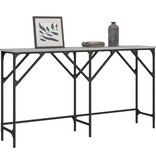 VidaXL Wandtafel 140x29x75 cm bewerkt hout grijs sonoma eikenkleurig