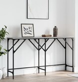 VidaXL Wandtafel 140x29x75 cm bewerkt hout grijs sonoma eikenkleurig