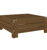 VidaXL Parasolvoetbedekking massief grenenhout honingbruin