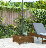 VidaXL Parasolvoetbedekking massief grenenhout honingbruin