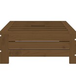 VidaXL Parasolvoetbedekking massief grenenhout honingbruin