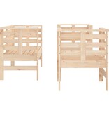 VidaXL 3-delige Loungeset massief grenenhout