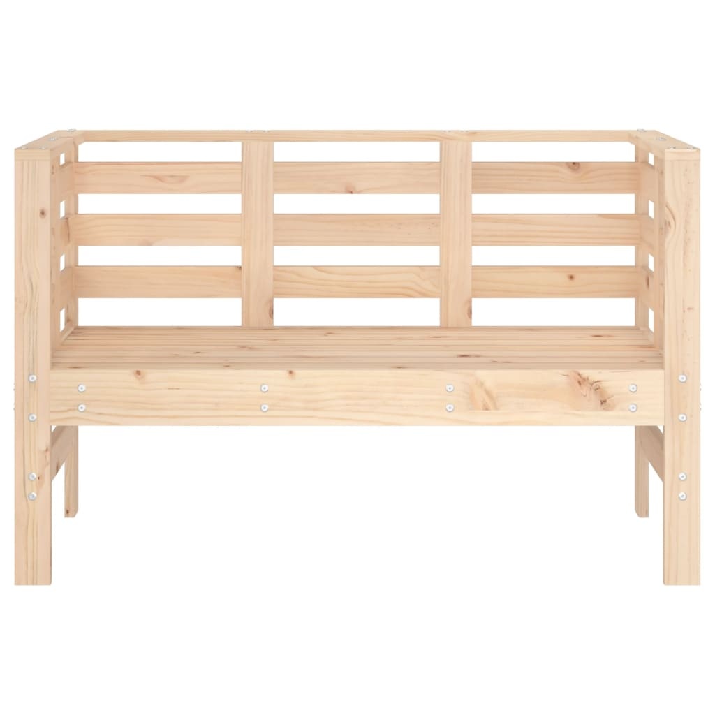VidaXL Tuinbankje 111,5x53x71 cm massief grenenhout