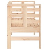 VidaXL Tuinbankje 111,5x53x71 cm massief grenenhout