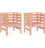 VidaXL Tuinstoelen 2 st 61,5x53x71 cm massief douglashout