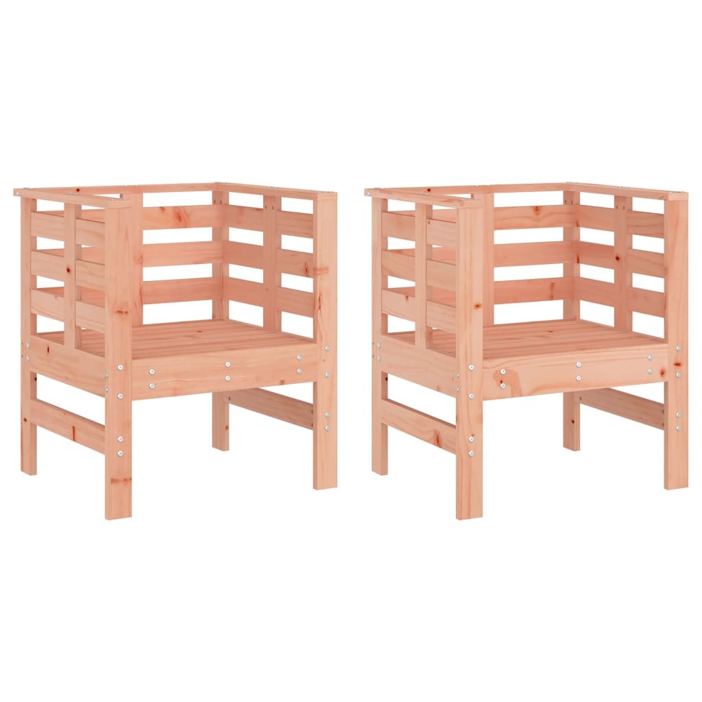 VidaXL Tuinstoelen 2 st 61,5x53x71 cm massief douglashout