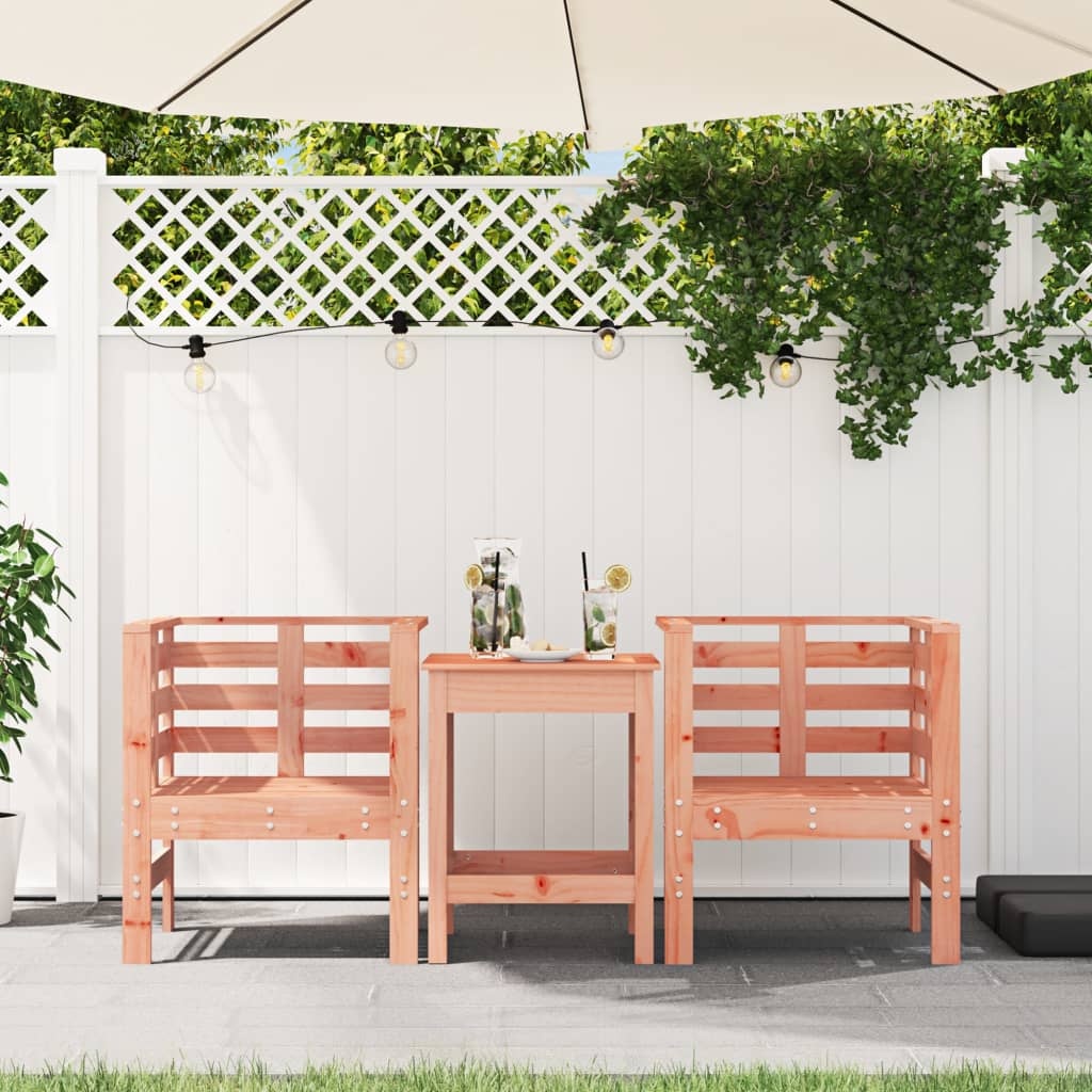 VidaXL Tuinstoelen 2 st 61,5x53x71 cm massief douglashout