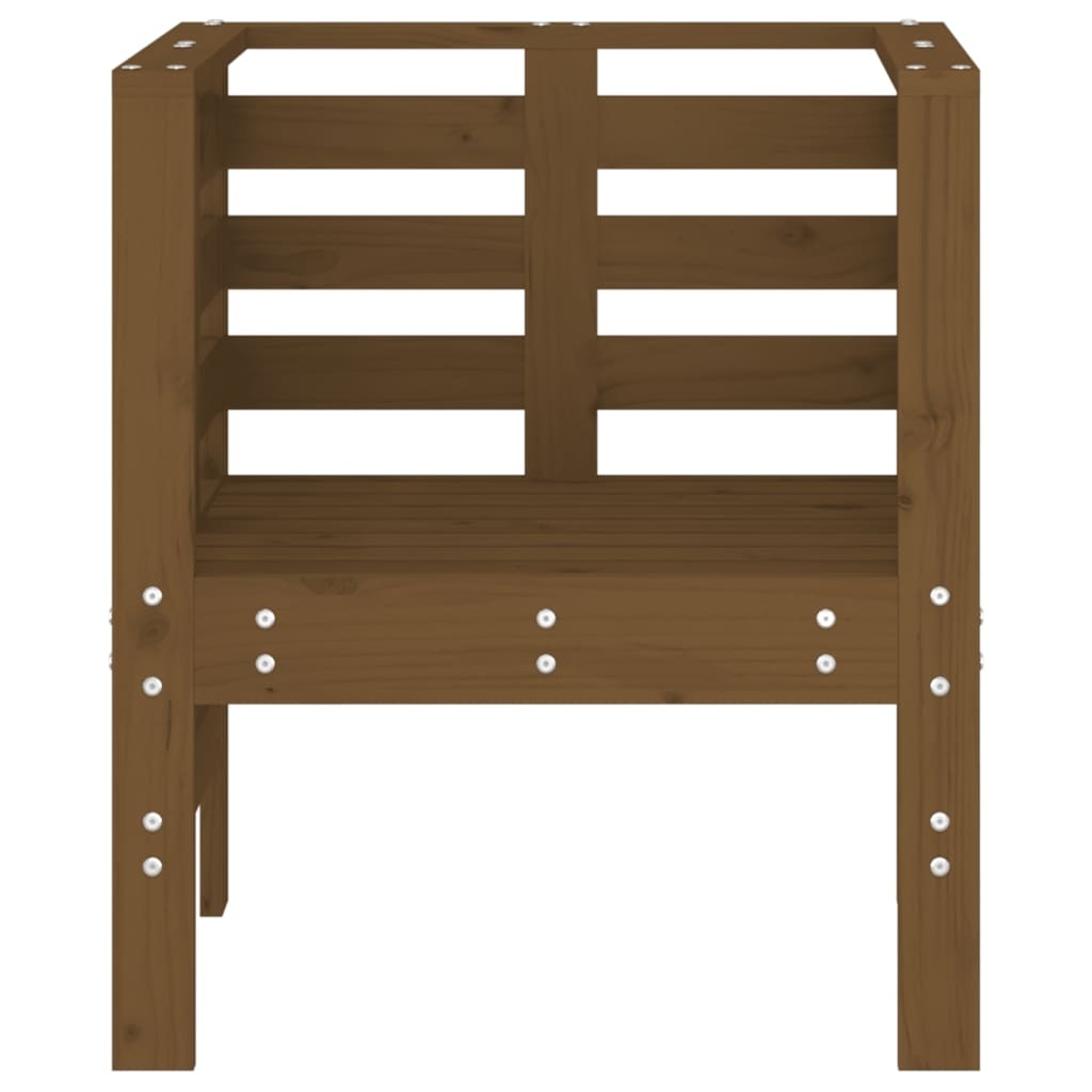 VidaXL Tuinstoelen 2 st 61,5x53x71 cm massief grenenhout honingbruin