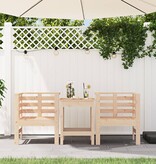 VidaXL Tuinstoelen 2 st 61,5x53x71 cm massief grenenhout