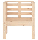 VidaXL Tuinstoelen 2 st 61,5x53x71 cm massief grenenhout