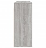 vidaXL Wandkast 80x33x80 cm bewerkt hout grijs sonoma eikenkleurig
