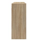 vidaXL Wandkast 80x33x80 cm bewerkt hout sonoma eikenkleurig