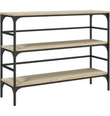 VidaXL Wandtafel 100x32x75 cm bewerkt hout sonoma eikenkleurig