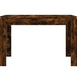 VidaXL Eettafel 120x60x76 cm bewerkt hout gerookt eikenkleurig