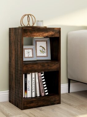 VidaXL Boekenkast/kamerscherm 40x30x72 cm gerookt eikenkleurig