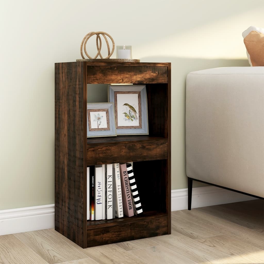 VidaXL Boekenkast/kamerscherm 40x30x72 cm gerookt eikenkleurig