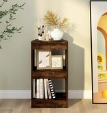 VidaXL Boekenkast/kamerscherm 40x30x72 cm gerookt eikenkleurig