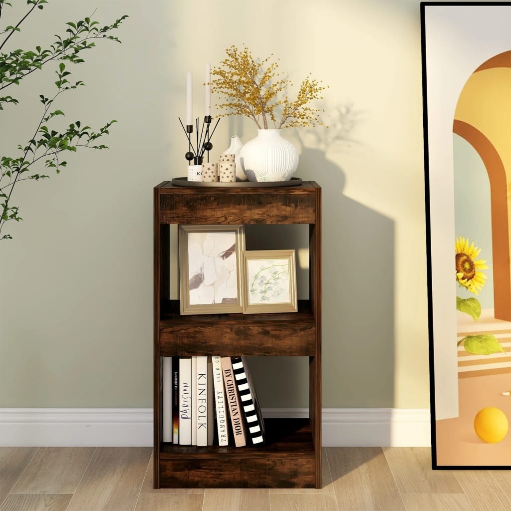 VidaXL Boekenkast/kamerscherm 40x30x72 cm gerookt eikenkleurig