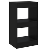 VidaXL Boekenkast/kamerscherm 40x30x72 cm zwart