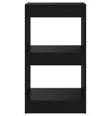 VidaXL Boekenkast/kamerscherm 40x30x72 cm zwart